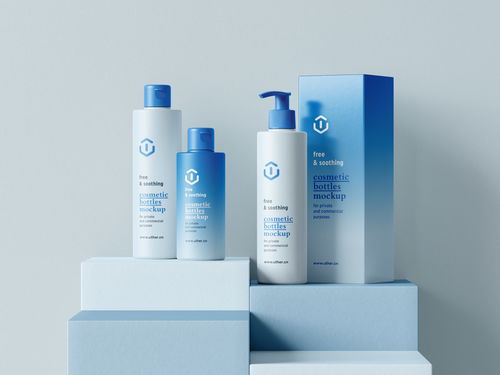 高端精致化妝品套裝包裝設計展示